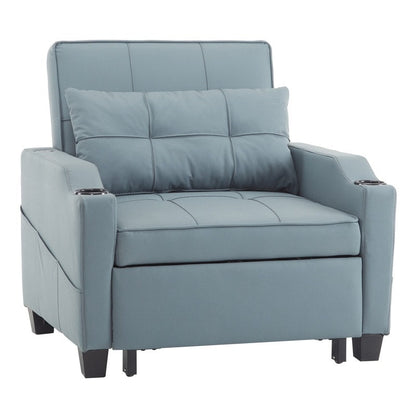 Fauteuil-lit, canapé-lit 3 en 1, fauteuil inclinable réglable, fauteuil, canapé, lit, linge de maison