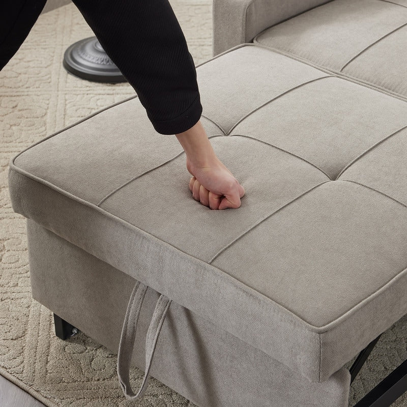 Fauteuil-lit, canapé-lit 3 en 1, fauteuil inclinable réglable, fauteuil, canapé, lit, linge de maison