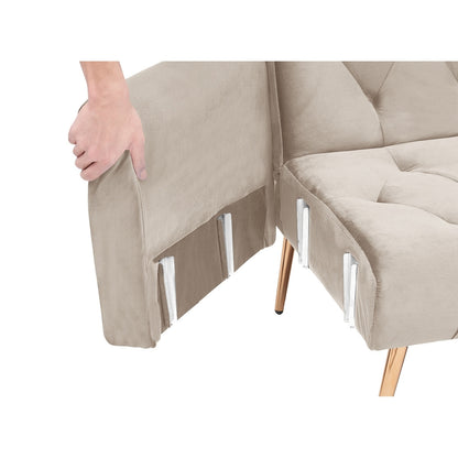 Canapé-lit convertible double pliable pour salon