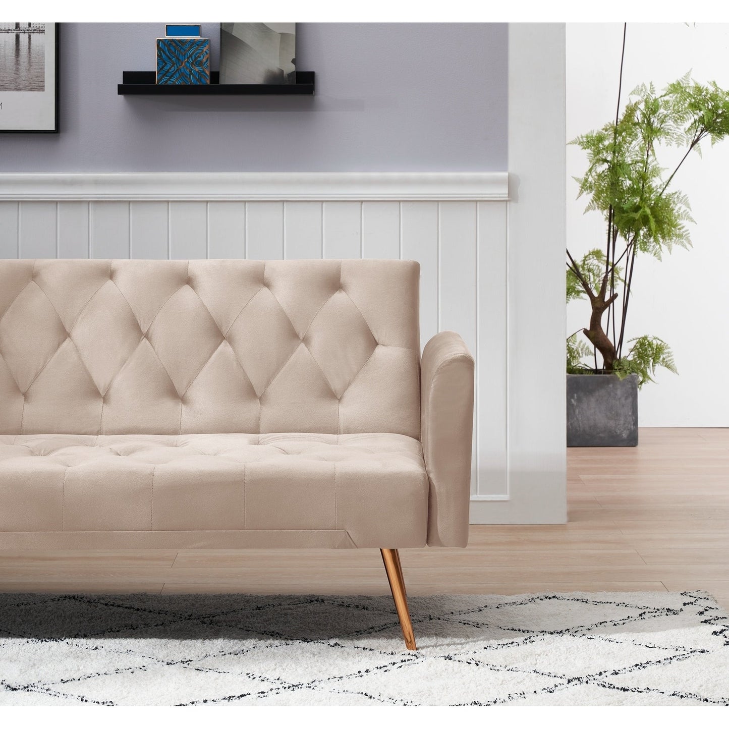 Canapé-lit convertible double pliable pour salon