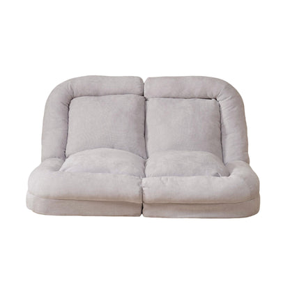 Canapé-lit double convertible avec fonction dépliante pour des options d'assise et de couchage polyvalentes