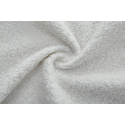 Canapé-lit convertible en tissu Teddy rempli de mousse