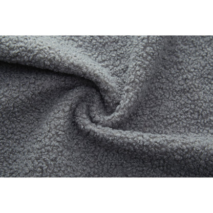 Canapé-lit convertible en tissu Teddy rempli de mousse