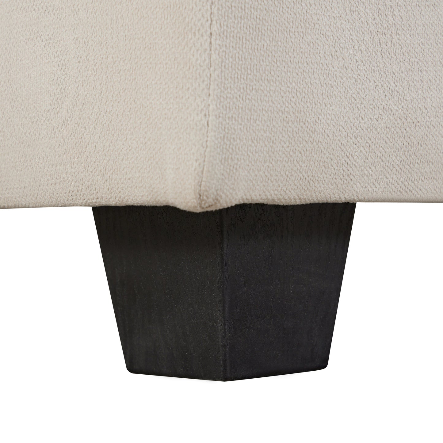 Canapé modulable en U convertible avec pouf de rangement et méridienne réversible pour salon