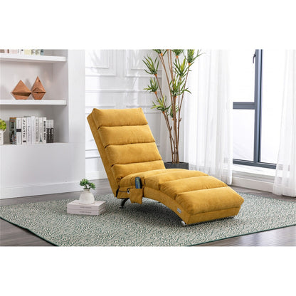 Chaise longue d'intérieur en lin - 58,27 x 21,65 x 34,25