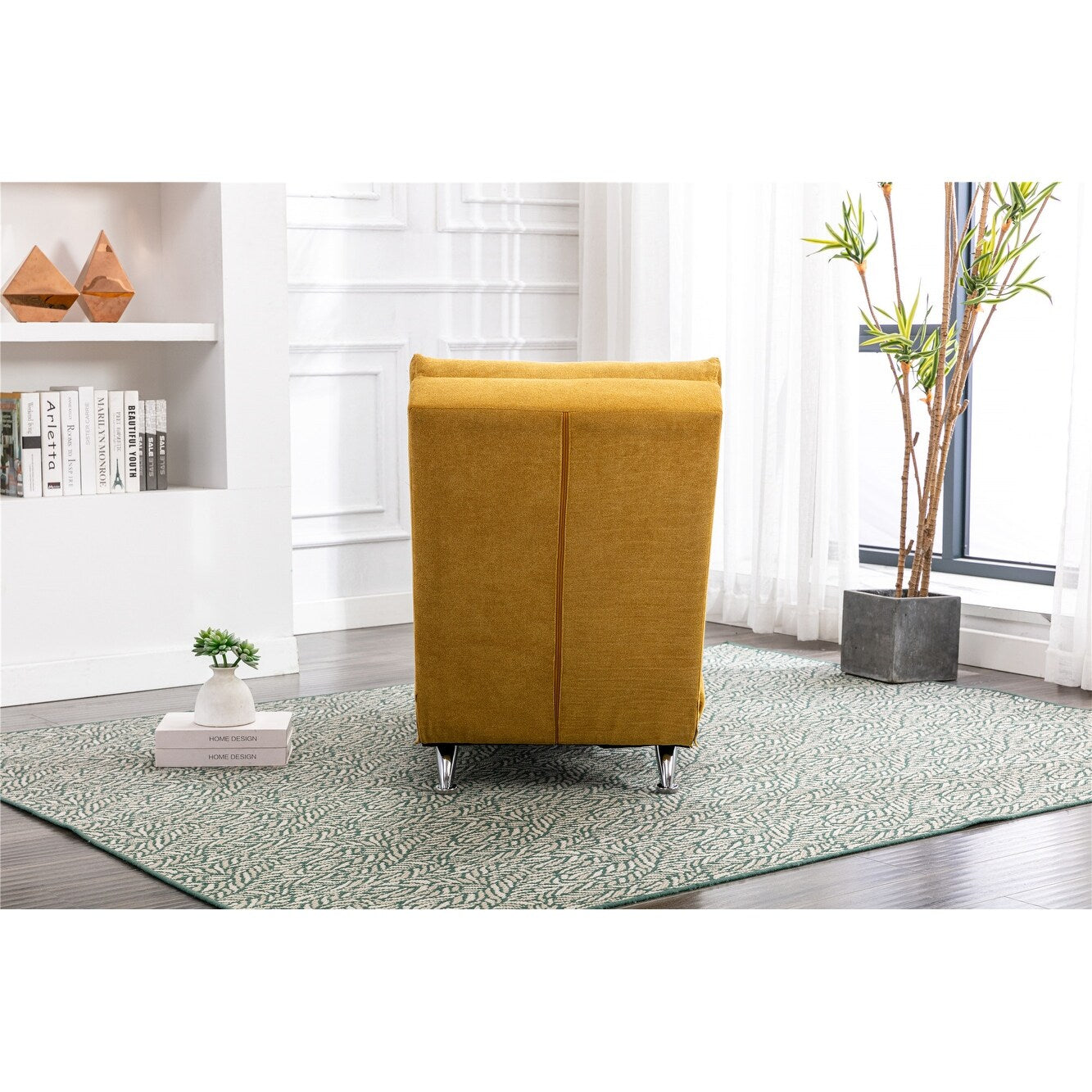 Chaise longue d'intérieur en lin - 58,27 x 21,65 x 34,25