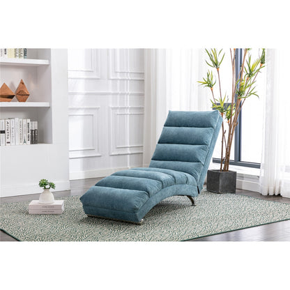 Chaise longue d'intérieur en lin - 58,27 x 21,65 x 34,25