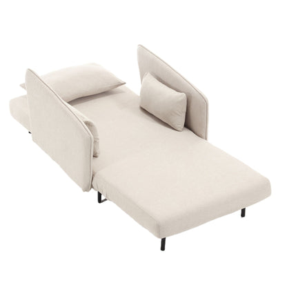 Coolmore Canapé multifonctionnel réglable, fauteuil convertible et lit d'appoint