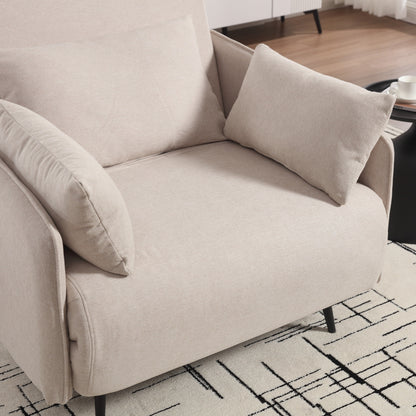 Coolmore Canapé multifonctionnel réglable, fauteuil convertible et lit d'appoint