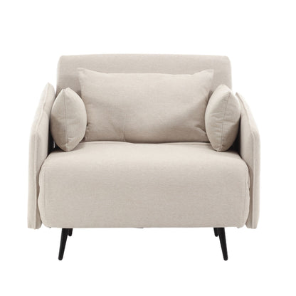 Coolmore Canapé multifonctionnel réglable, fauteuil convertible et lit d'appoint