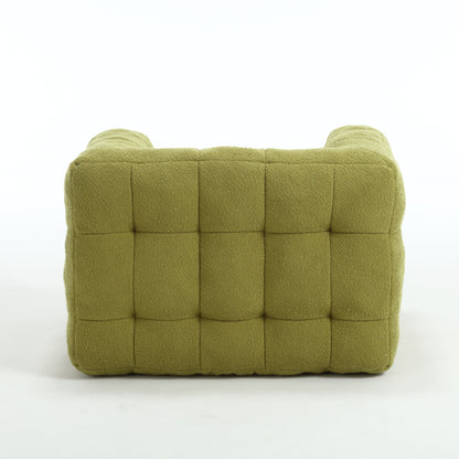 Fauteuil simple Coolmore, assise confortable, moelleux et confortable, idéal pour un petit salon. Canapé simple