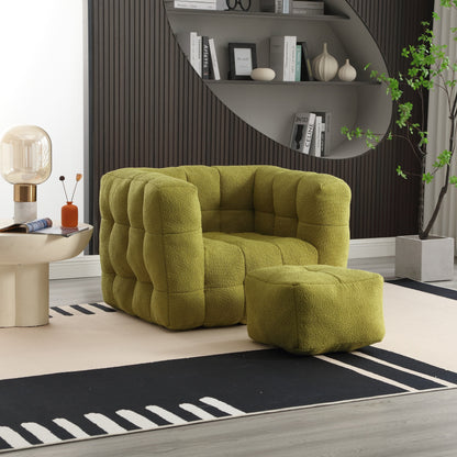 Fauteuil simple Coolmore, assise confortable, moelleux et confortable, idéal pour un petit salon. Canapé simple