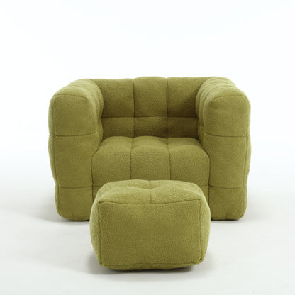 Fauteuil simple Coolmore, assise confortable, moelleux et confortable, idéal pour un petit salon. Canapé simple