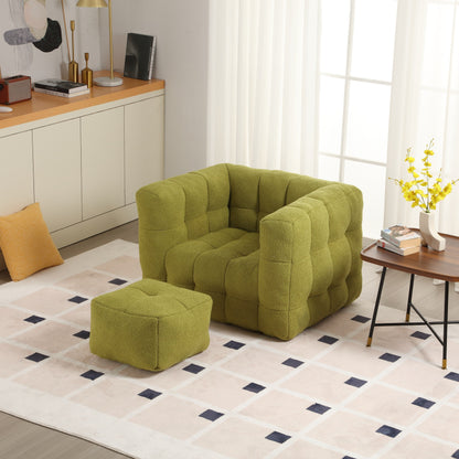 Fauteuil simple Coolmore, assise confortable, moelleux et confortable, idéal pour un petit salon. Canapé simple