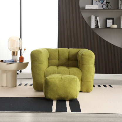 Fauteuil simple Coolmore, assise confortable, moelleux et confortable, idéal pour un petit salon. Canapé simple