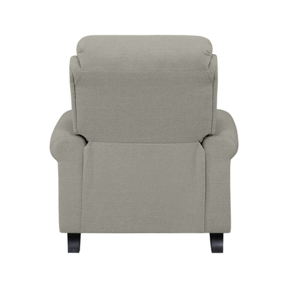 Fauteuil inclinable à dossier rabattable en lin Jessie de Copper Grove