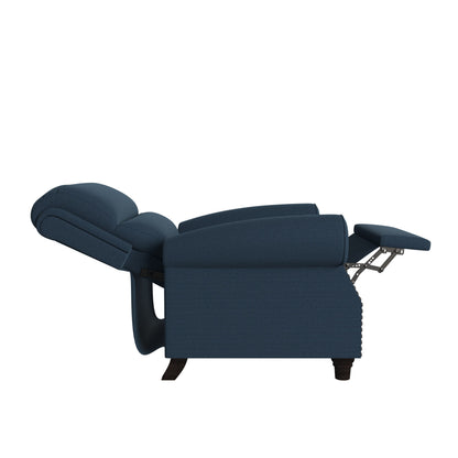 Fauteuil inclinable à dossier rabattable en lin Jessie de Copper Grove
