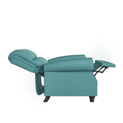 Fauteuil inclinable à dossier rabattable en lin Jessie de Copper Grove