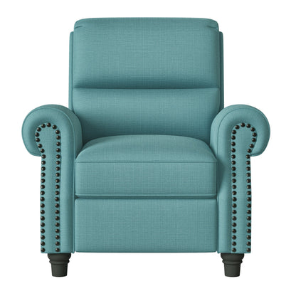Fauteuil inclinable à dossier rabattable en lin Jessie de Copper Grove