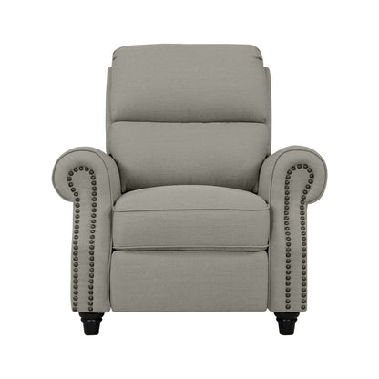 Fauteuil inclinable à dossier rabattable en lin Jessie de Copper Grove