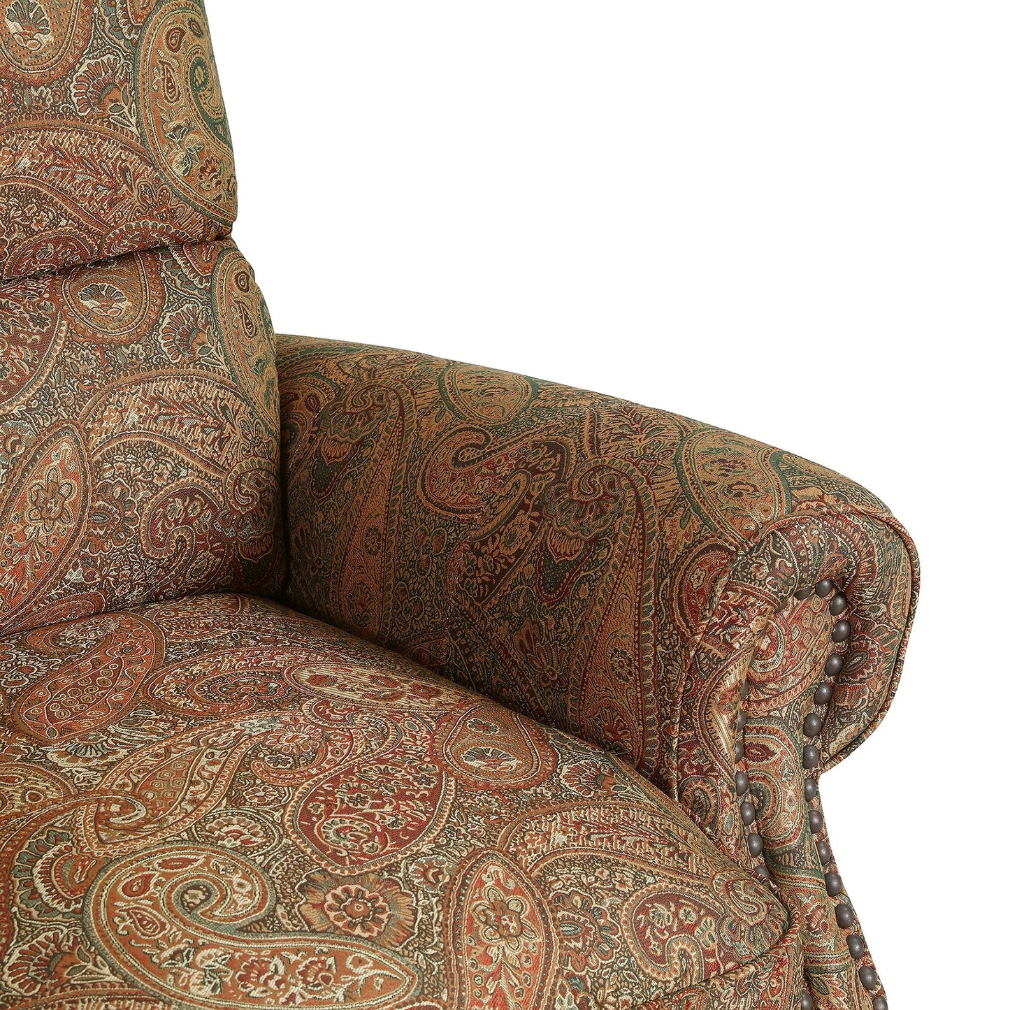 Fauteuil inclinable à dossier poussé Jessie ProLounger Paisley de Copper Grove