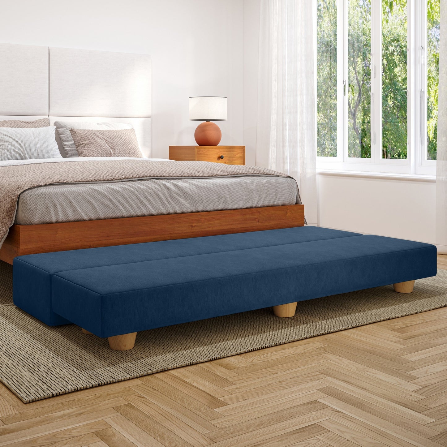 Banquette-lit convertible Jaxx Camden / Lit d'appoint simple rabattable