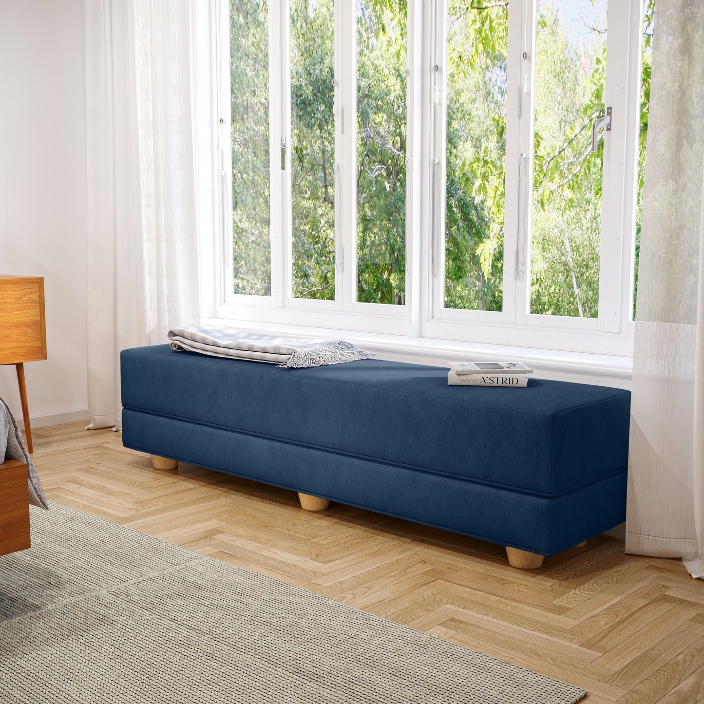 Banquette-lit convertible Jaxx Camden / Lit d'appoint simple rabattable