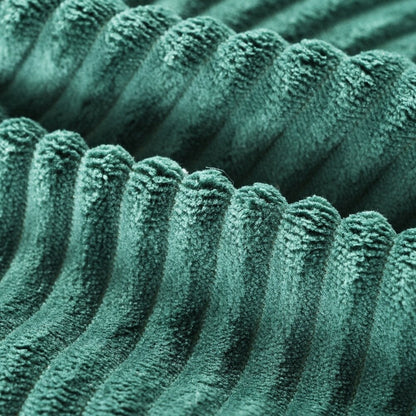 Canapé-lit double en velours côtelé avec 2 oreillers