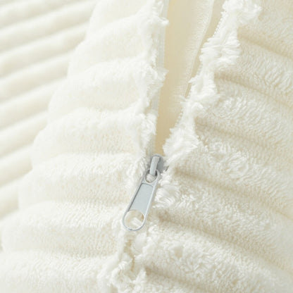 Canapé-lit double en velours côtelé avec 2 oreillers