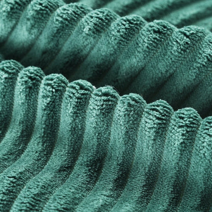 Canapé-lit double en velours côtelé avec 2 oreillers