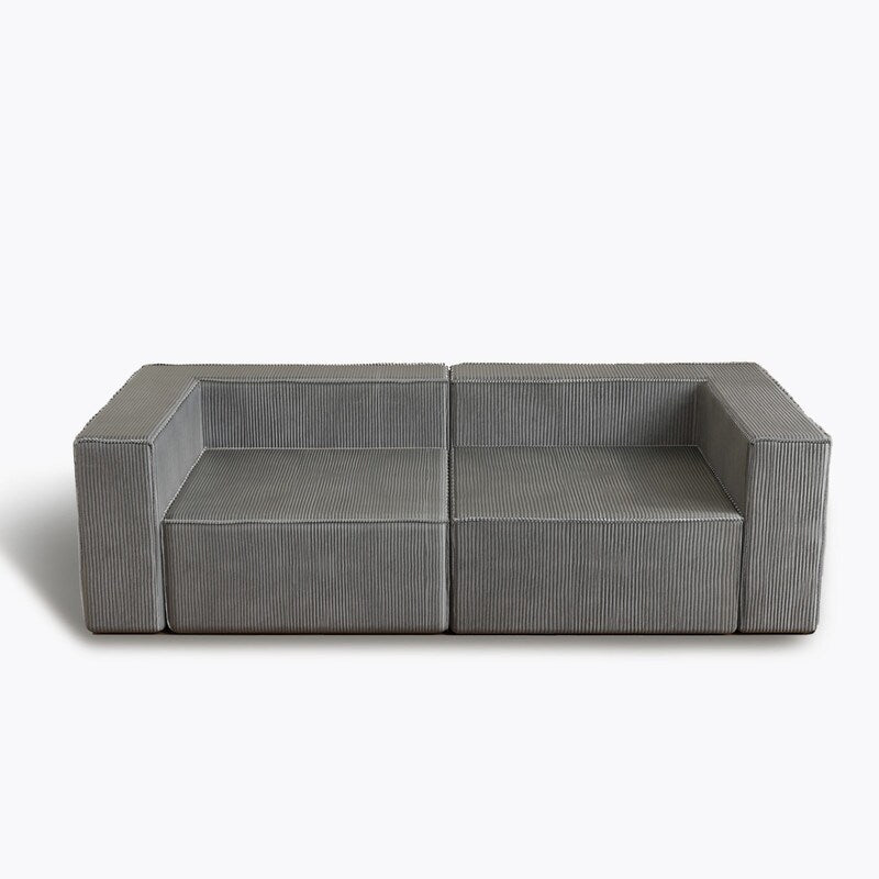 Canapés de compression confortables en velours côtelé