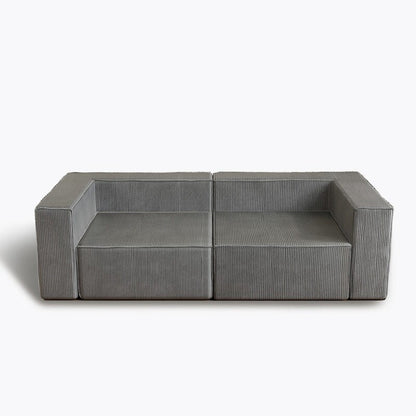 Canapés de compression confortables en velours côtelé