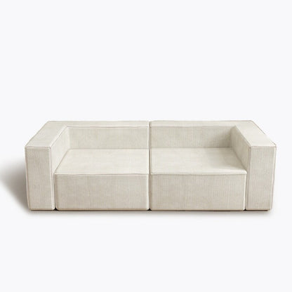 Canapés de compression confortables en velours côtelé