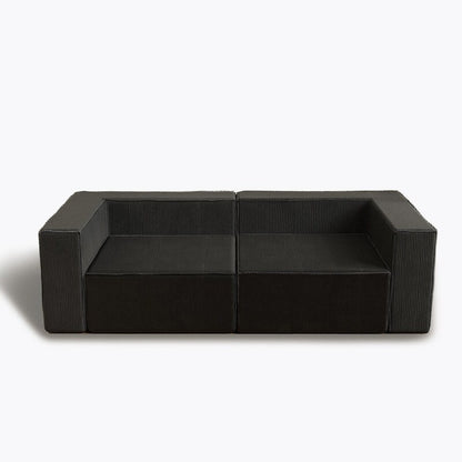 Canapés de compression confortables en velours côtelé