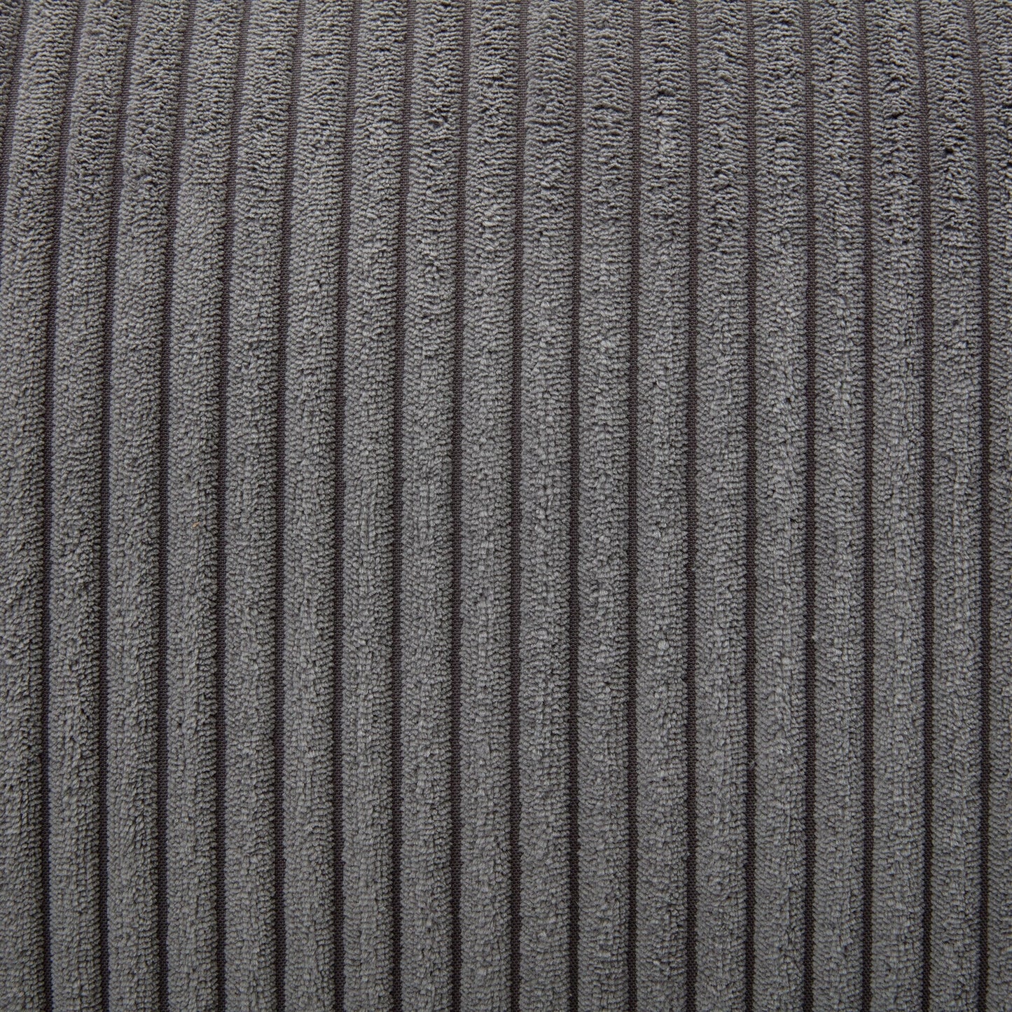 Canapé 3 places rembourré en velours côtelé avec coussins amovibles