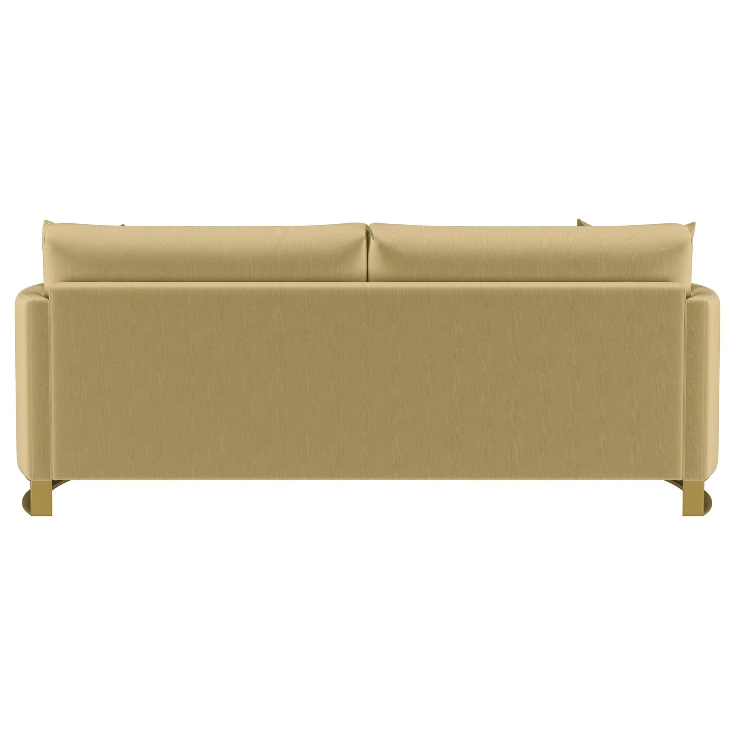 Canapé Corliss rembourré à accoudoirs incurvés Camel