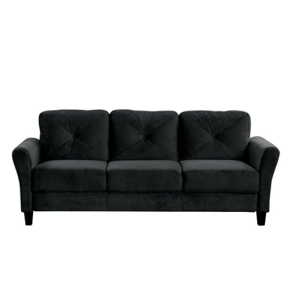 Canapés sectionnels confortables pour salon, chambre, bureau, petit espace, 3 places