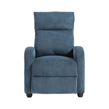 Fauteuil inclinable Covelo en velours côtelé