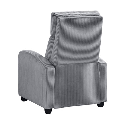 Fauteuil inclinable Covelo en velours côtelé