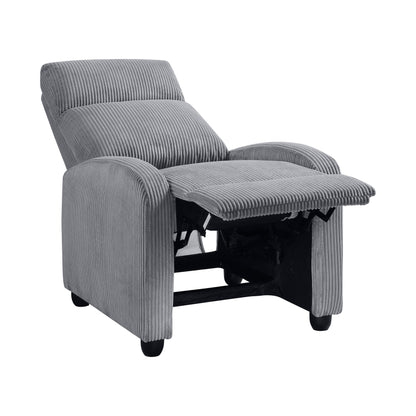 Fauteuil inclinable Covelo en velours côtelé