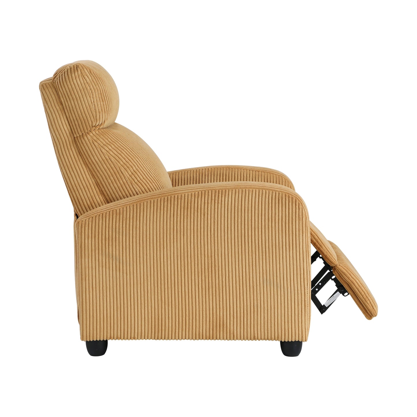 Fauteuil inclinable Covelo en velours côtelé