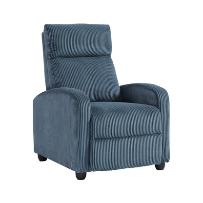 Fauteuil inclinable Covelo en velours côtelé