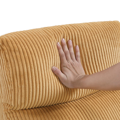 Fauteuil inclinable Covelo en velours côtelé