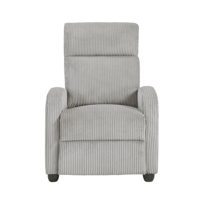 Fauteuil inclinable Covelo en velours côtelé