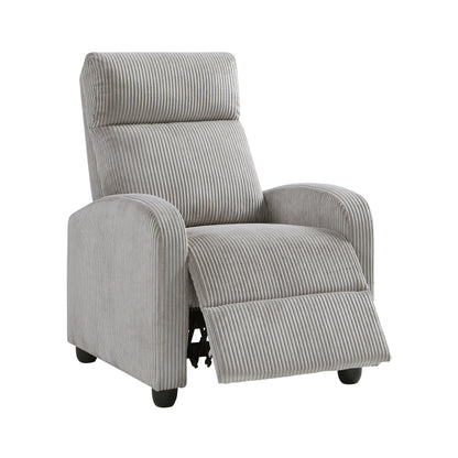 Fauteuil inclinable Covelo en velours côtelé