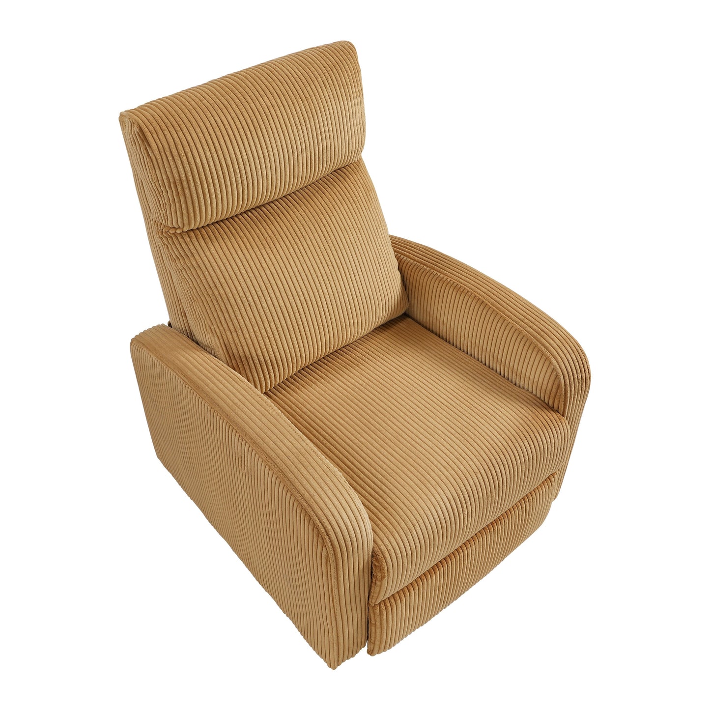 Fauteuil inclinable Covelo en velours côtelé