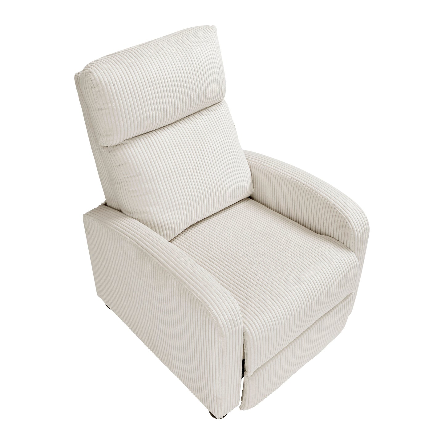 Fauteuil inclinable Covelo en velours côtelé