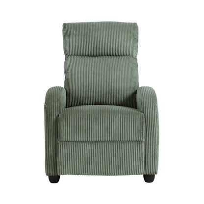 Fauteuil inclinable Covelo en velours côtelé