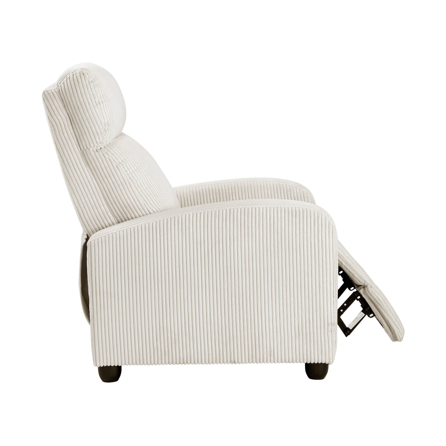 Fauteuil inclinable Covelo en velours côtelé