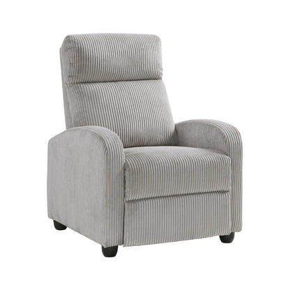Fauteuil inclinable Covelo en velours côtelé
